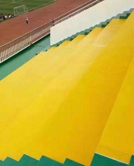 禅城球场台阶翻新修补改造